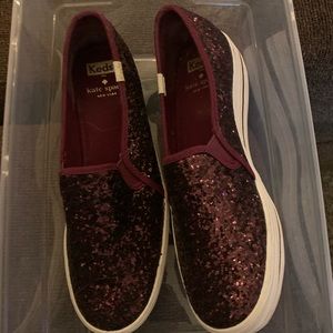 Maroon Kate Spade Keds